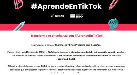Aprende en TikTok