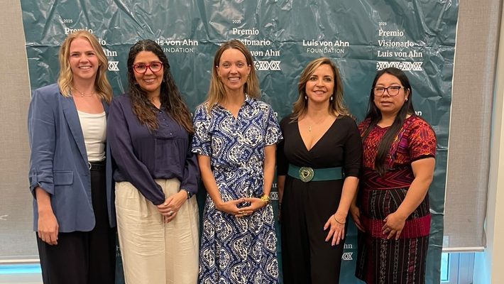 4 mujeres guatemaltecas fueron galardonadas con el Premio Visionario Luis von Ahn 2026